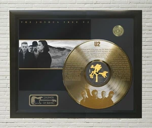 U2 - With Or Without You Framed Legends Of Music Etched LP Display - Picture 1 of 4