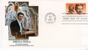 USPS FDC Fleetwood #2057 – 1983 20c American Inventors Nikola Tesla ST3101 - Picture 1 of 2