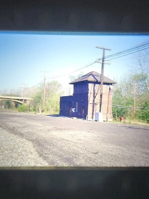 Torre de enclavamiento de ferrocarril de lectura de colección 35 mm 1985 Birdsboro Pa  Foto 1 de 3