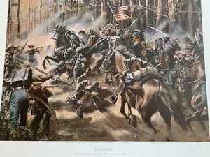 Don Troiani "CHARGE" of the 8th Pennsylvania, Limited Ed, Collectible Civil War - Picture 1 of 9