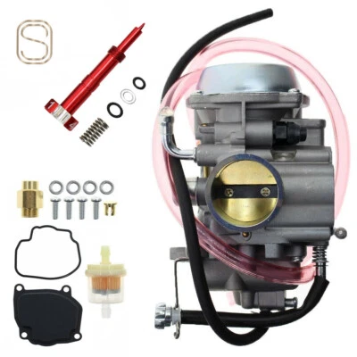 Carburador para Arctic Cat 400 2x4 4x4 con tornillo de mezcla 1998 1999 2000 2001 Foto 1 de 4