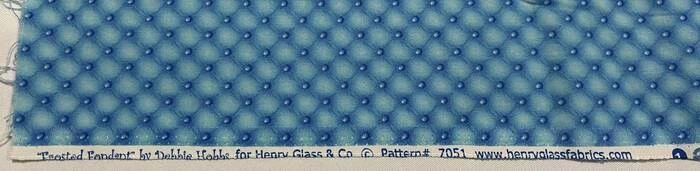Henry Glass Fabrics FROSTED FONDANT by Debbie Hobbs 20" x 44" Remnant - Image 1 of 3