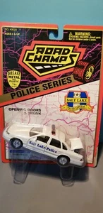 ROAD CHAMPS (43020) SALT LAKE CITY COCHE DE POLICÍA ESCALA 1:43 MODELO DE METAL FUNDIDO DIECAST - Imagen 1 de 1