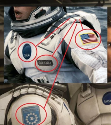 FANCY DRESS MOVIE PROP INTERSTELLAR ENDURANCE SPACE EXPLORATION BRAND 4-PC SET - Image 1 of 4