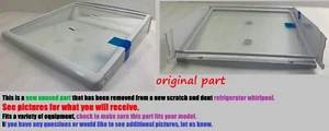 Whirlpool Refrigerator Glass Shelf W11402525 W11358363 🔵GENUINE - Picture 1 of 7