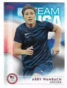 2016 Topps US Olympic and Paralympic Team Hopefuls #40 Abby Wambach Soccer Card - Picture 1 of 1