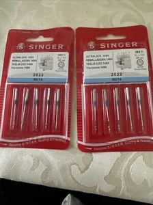 Singer 2020 100/16 And 2020 90/14 Sewing Needles NEW Sealed - Picture 1 of 3