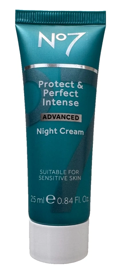No7 Protect & Perfect Intense ADVANCED Night Cream  25ml Tube New Sealed - Image 1 of 1