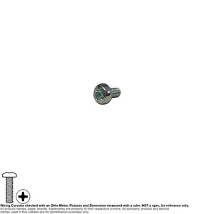 Schraube Maschinenpfanne Kreuzschlitz Stahl Zink metrisch M2 3mm M2-0,4x3 100 Stück - Bild 1 von 3