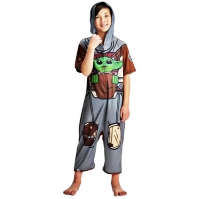 Disney Pijama Lego Guerra de las Galaxias Pijama S 6/7 Mandalorian Grogu Yoda Pijamas Mameluco Foto 1 de 4