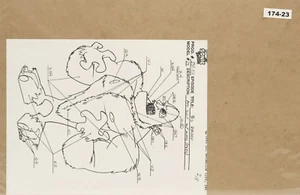 Adventures of Sonic The Hedgehog Original Production Drawing 174-23 Used - Picture 1 of 3