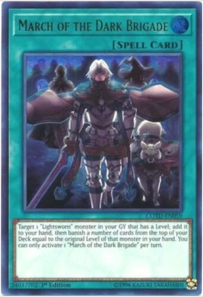 Yu-Gi-Oh!  March of the Dark Brigade - COTD-EN059-Ultra Rare - 1st Ed - NM/M-NEW - Image 1 of 1