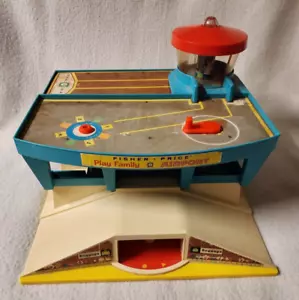 Fisher Price Play Family Airport 996 Vintage 1972 Little People Playset Only - Picture 1 of 12