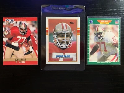 1989 Topps Bubba Paris #22 Rookie Pro Set RC 1990 San Francisco 49ers - Image 1 of 4