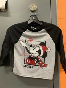 Kids Disney Mickey PJ Shirt Size 6 - Picture 1 of 5