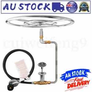 12inch Propane Gas Fire Pit Valve Control System Hose Assembly Low pressure Kits - Picture 1 of 12