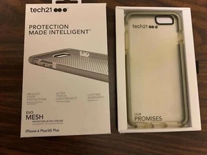 Tech21 EVO MESH Clear Frost Protective Case For iPhone 6 PLUS / 6S PLUS - Picture 1 of 2