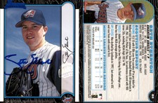 Seth Etherton Signed 1999 Bowman #81 Card Anaheim Angels Auto AU