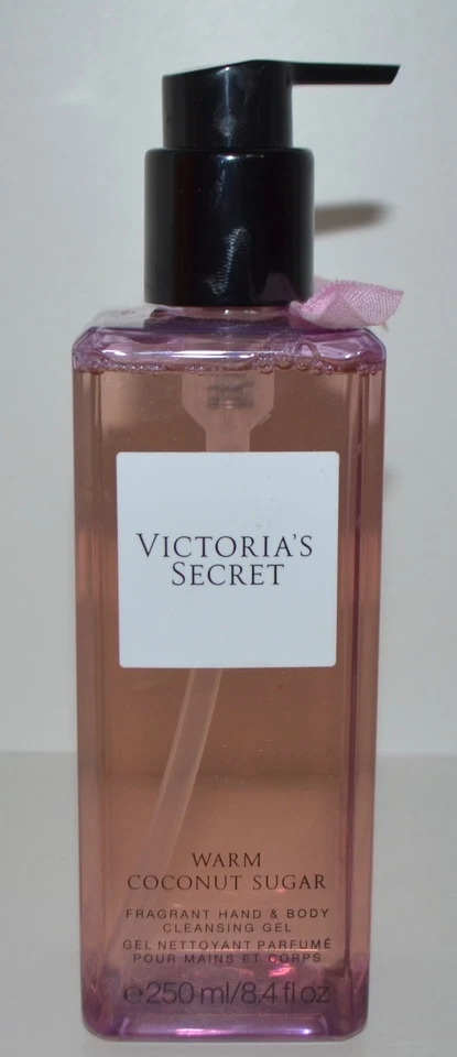 X2 Victoria's Secret Warm Coconut Sugar Fragrant Hand & Body Cleansing GEL RARE