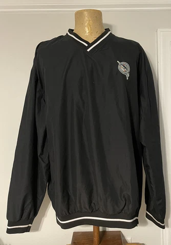 Florida Marlins pullover jacket with logo, size XL, MLB baseball jacket Cover
