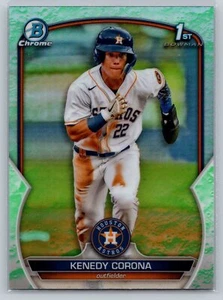 2023 Bowman #BCP-148 Kenedy Corona Chrome Prospects Lunar Glow Refractor - Picture 1 of 2