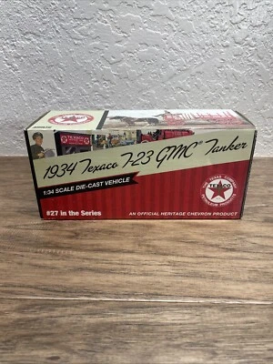 Ertl Texaco #27 1934 GMC Model 7-23 Tanker Truck Diecast 1:34 Scale KG - Image 1 of 4