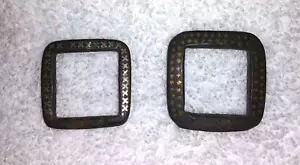 Antique horse Saddle buckles engraving Chile cowboy huaso RARE equestrian 1800s - Picture 1 of 12