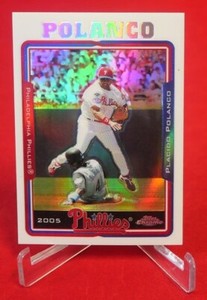 Placido Polanco Refractor Topps Chrome MLB Baseball Card 2005 #2 MT