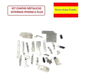 KIT JUEGO CHAPAS METALICAS INTERNAS PARA IPHONE 6 PLUS 6+ - Imagen 1 de 1