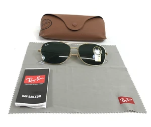 Ray-Ban Sunglasses RB3799 001/31 Arista Gold Aviator Frames w/ Dark Green Lenses - Picture 1 of 12