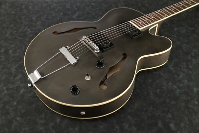 Ibanez AF55-TKF Artcore Series Hollow Body Electric Guitar Trans Black w/Setup - Image 1 of 4