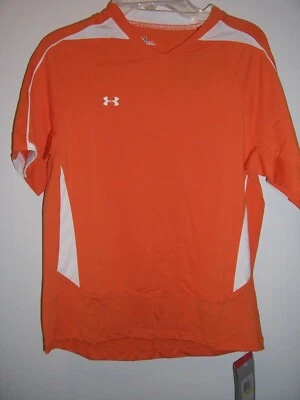 Camisa de fútbol Under Armour para niñas mediana, UA HeatGear manga corta nueva con etiquetas Foto 1 de 2