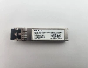 1 NOKIA FOTA Optical SFP+ 10 Gbase-SR 300m 850nm MM 473471A.101 FTLX8573D3BTL-NS - Picture 1 of 1