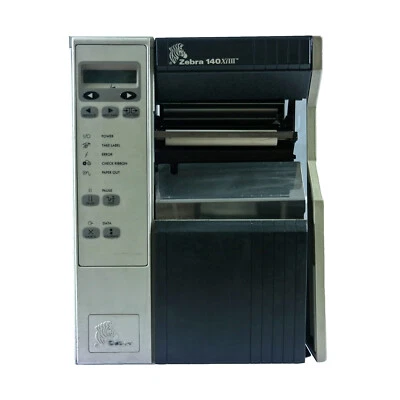 Zebra 140XiIII Thermal Transfer Industrial Barcode Label Printer Serial Parallel - Image 1 of 4