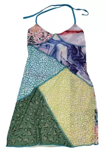 Finesse Kleid Damen Größe Small Knielang Patchwork Marmor Animal Print Multi - Bild 1 von 7