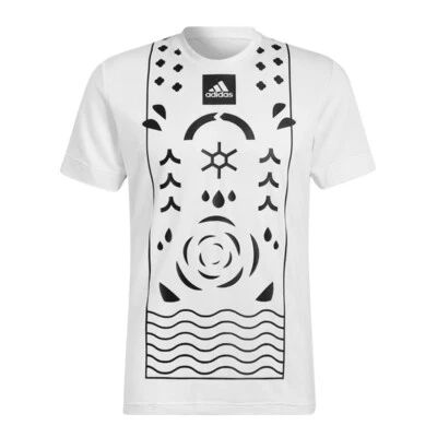 Camisetas para hombre adidas Paris FLFT Tee Blanco Deportes Casual Asian Fit NWT HA2554 Foto 1 de 4