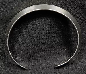 Ed Levin 925 Sterling Silver Angled Cuff Bracelet 10mm - Picture 1 of 7