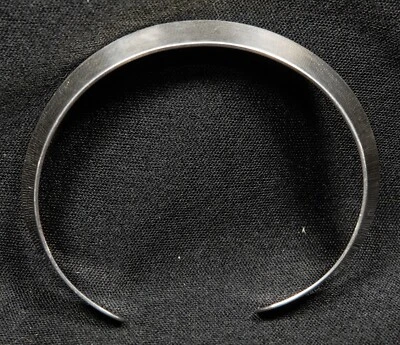 Ed Levin 925 Sterling Silver Angled Cuff Bracelet 10mm - Image 1 of 4