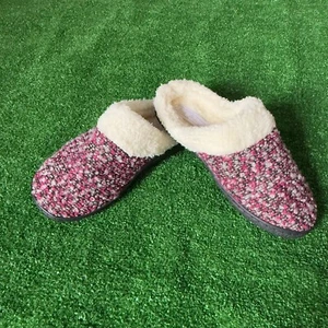 US Polo Assn. Women's Indoor/Outdoor Warmer Cozy Red Slippers Shoes Size M 7-8 - Picture 1 of 8