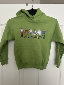 friends christmas Themed hoodie Youth Small Super Clean - Picture 1 of 4