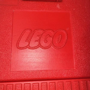 LEGO Vintage 1984 Red Plastic Carrying / Storage Case - Picture 1 of 9