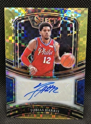 2020-21 Select Tobias Harris Gold Auto 2/10 - Image 1 of 2