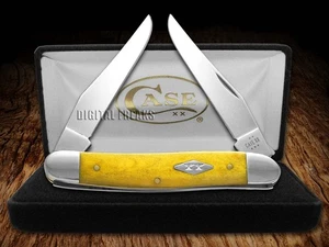 Case xx Knives Muskrat Smooth Yellow Bone 12521 1/500 Stainless Pocket Knife - Picture 1 of 4