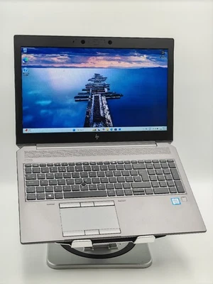 HP ZBook 15 G6 15.6" Laptop Intel i9 64GB RAM 512GB SSD NVIDIA T2000 GPU Win 11 - Image 1 of 4