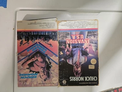 Chuck Norris Big Box Vhs Tapes - Image 1 of 3