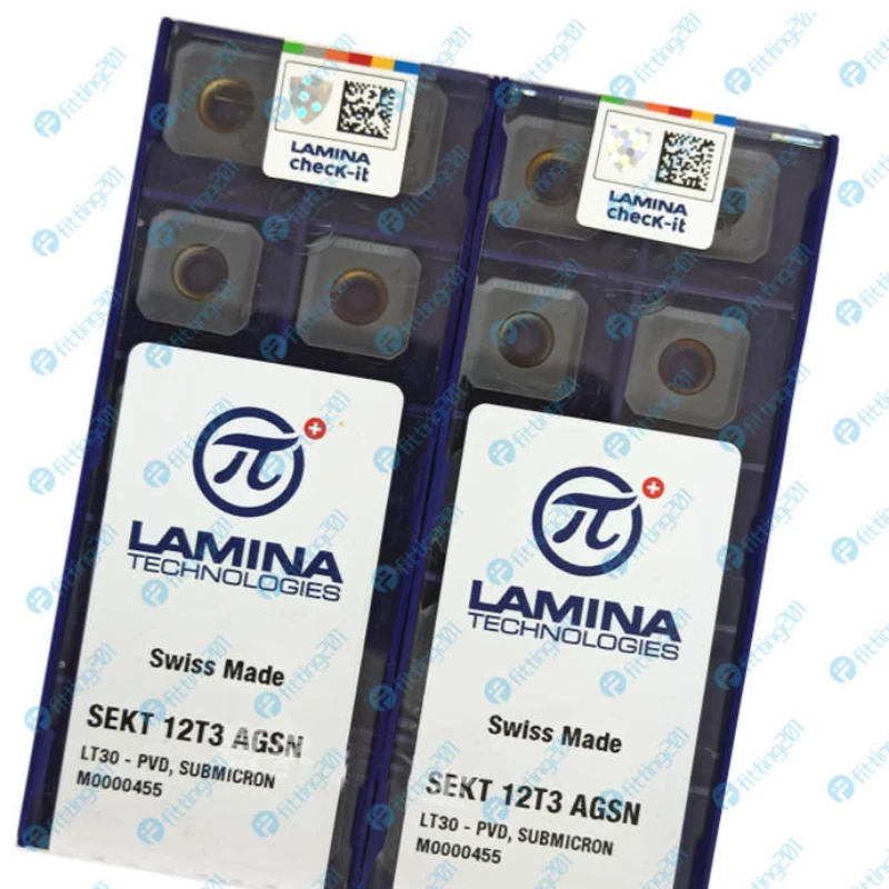 Insertos de carburo LAMINA SEKT12T3AGSN LT30 SEKT 12T3 AGSN LT30 nuevos 10 piezas  Foto 1 de 1