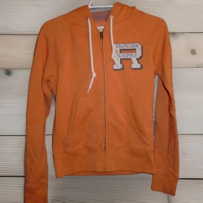 Moletom com capuz feminino RALPH LAUREN DENIM & SUPPLY ZÍPER COMPLETO TAMANHO P/P - Imagem 1 de 4