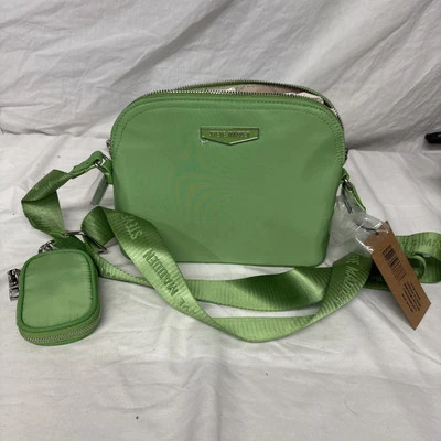 STEVE MADDEN Women’s BMAGGIE DOME CROSSBODY Handbag Purse Green - Image 1 of 4