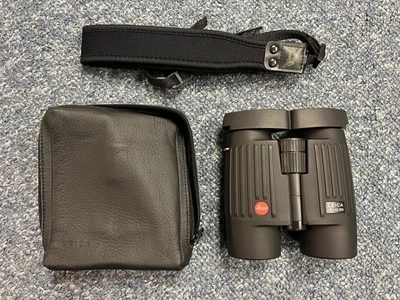 Leica Trinovid 10x42 BN Binoculars Black Case Strap Lenscap - Pristine Condition - Image 1 of 4