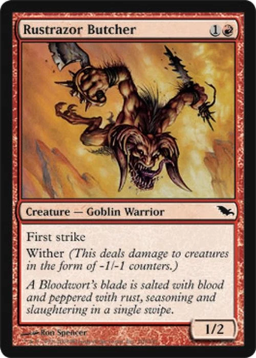 Rustrazor Butcher - Medium Play MTG Shadowmoor - Image 1 of 1